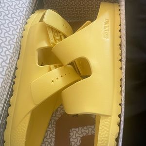 Brand New Yellow Birkenstock Sandals